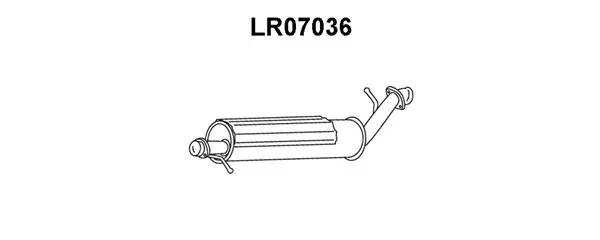 Front Muffler (LR07036)