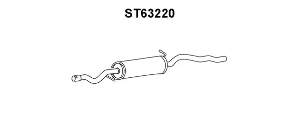 Centre Muffler (ST63220)