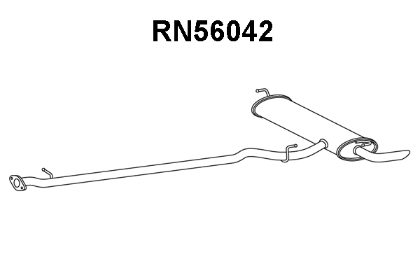 Rear Muffler (RN56042)