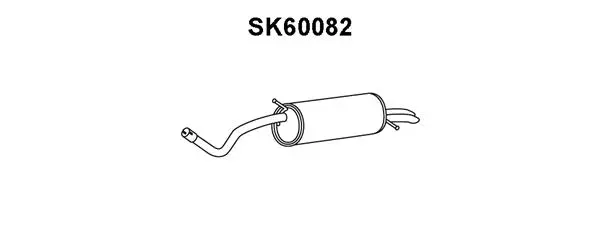 Rear Muffler (SK60082)