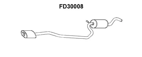 Centre Muffler (FD30008)