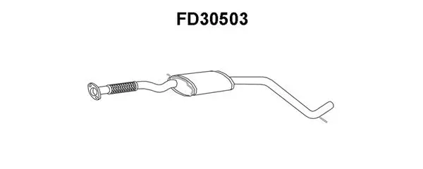 Centre Muffler (FD30503)