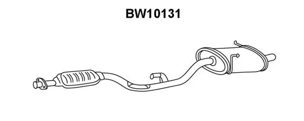 Rear Muffler (BW10131)
