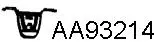 Rubber Strip, exhaust system (AA93214)