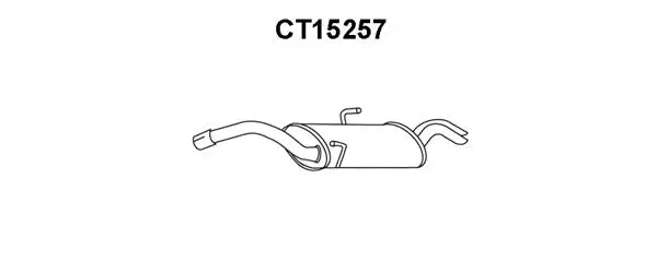 Rear Muffler (CT15257)