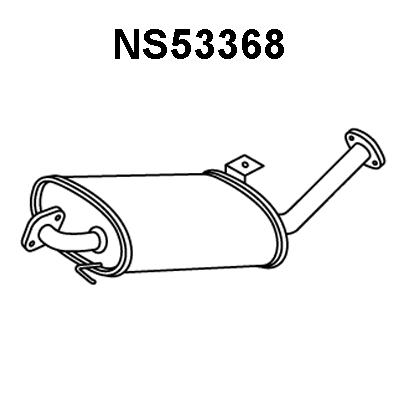 Front Muffler (NS53368)