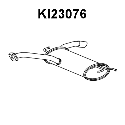 Rear Muffler (KI23076)