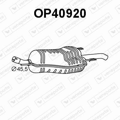 Rear Muffler (OP40920)