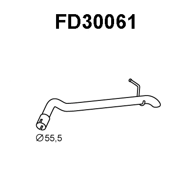 Exhaust Pipe (FD30061)