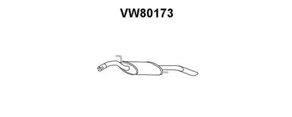 Rear Muffler (VW80173)