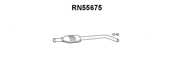 Front Muffler (RN55675)