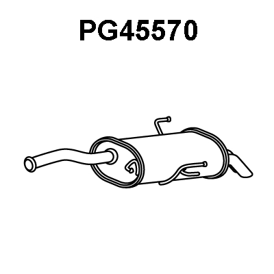 Rear Muffler (PG45570)