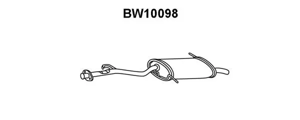 Rear Muffler (BW10098)