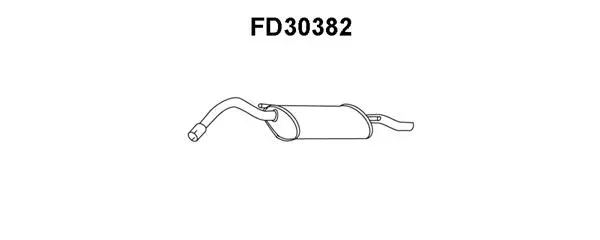 Rear Muffler (FD30382)