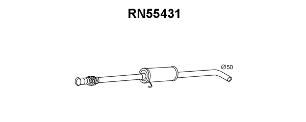 Front Muffler (RN55431)