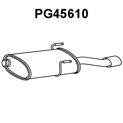 Rear Muffler (PG45610)