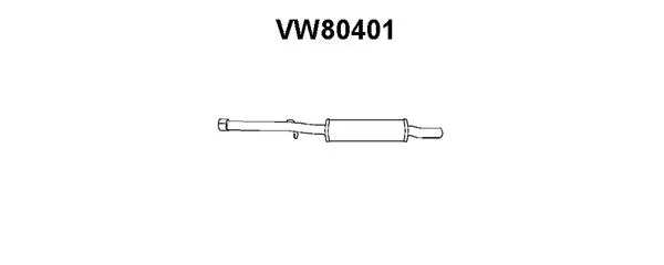 Front Muffler (VW80401)