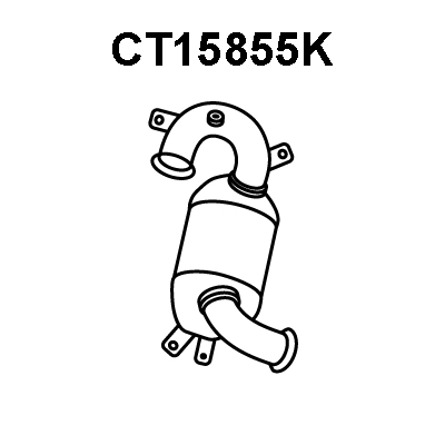 Catalytic Converter (CT15855K)
