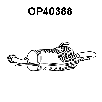 Rear Muffler (OP40388)