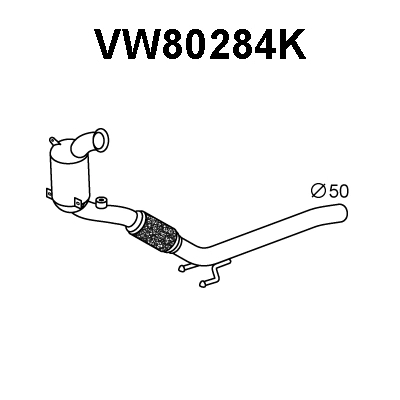 Catalytic Converter (VW80284K)