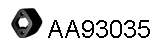 Rubber Strip, exhaust system (AA93035)