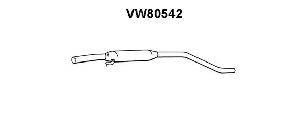 Centre Muffler (VW80542)