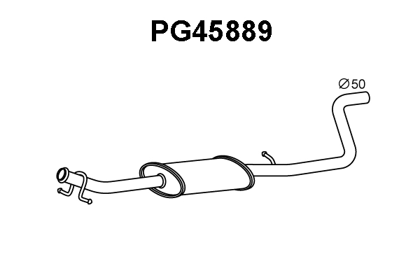 Front Muffler (PG45889)