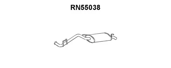 Rear Muffler (RN55038)