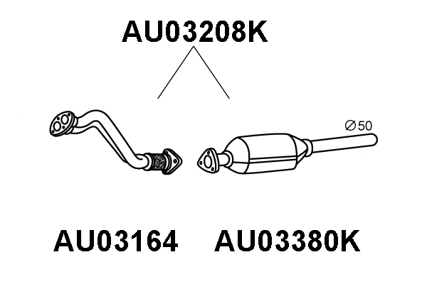 Catalytic Converter (AU03208K)