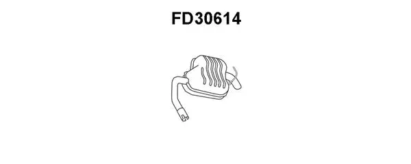 Rear Muffler (FD30614)