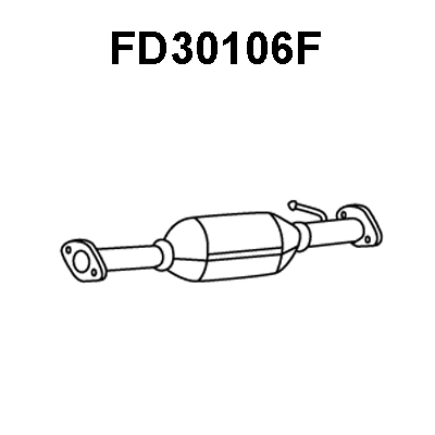 Soot/Particulate Filter, exhaust system (FD30106F)