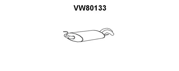 Rear Muffler (VW80133)
