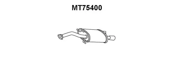 Rear Muffler (MT75400)