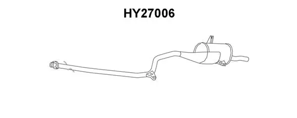 Rear Muffler (HY27006)