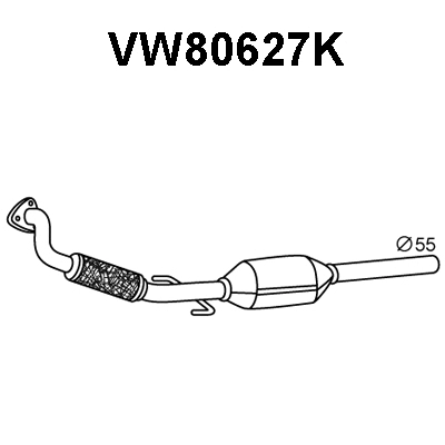 Catalytic Converter (VW80627K)
