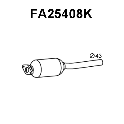 Catalytic Converter (FA25408K)