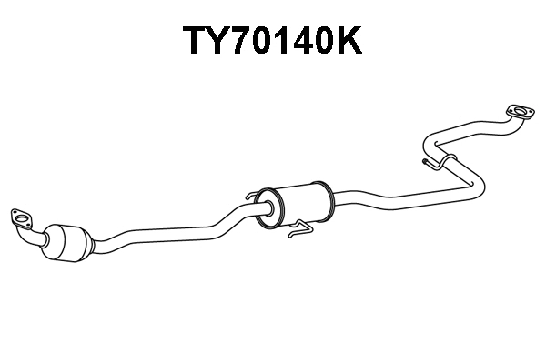 Catalytic Converter (TY70140K)