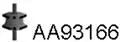 Rubber Strip, exhaust system (AA93166)