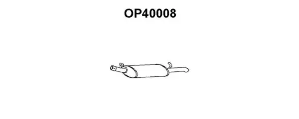 Rear Muffler (OP40008)