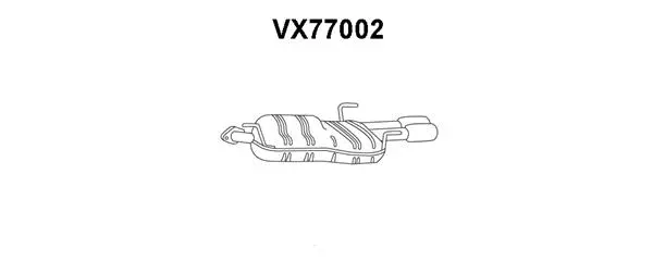 Rear Muffler (VX77002)