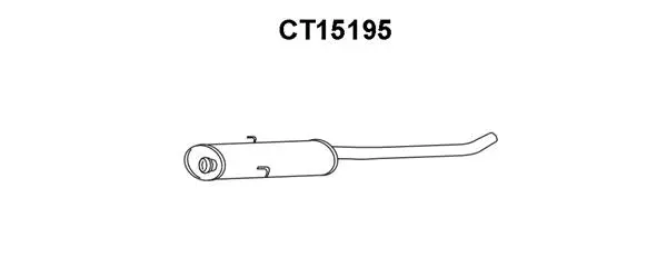 Front Muffler (CT15195)