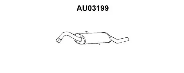 Rear Muffler (AU03199)