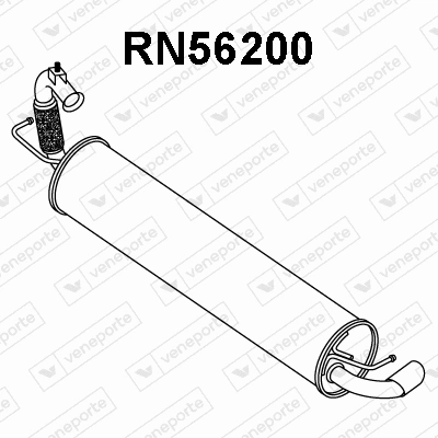 Rear Muffler (RN56200)