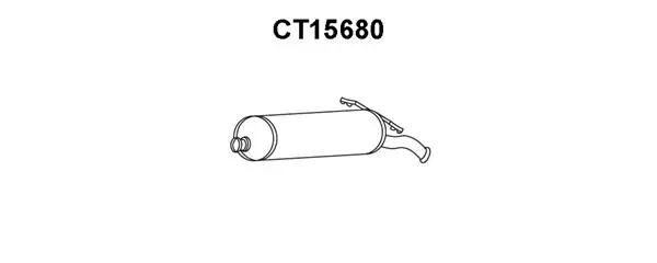 Rear Muffler (CT15680)