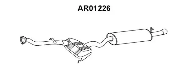 Rear Muffler (AR01226)