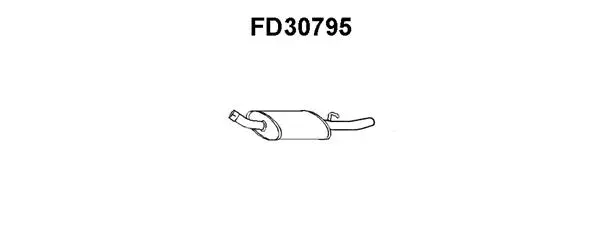 Rear Muffler (FD30795)