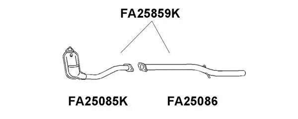 Catalytic Converter (FA25859K)