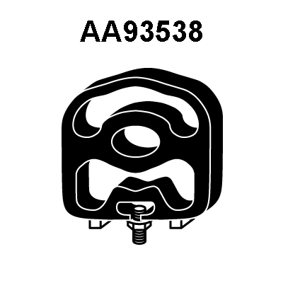 Mount, exhaust system (AA93538)