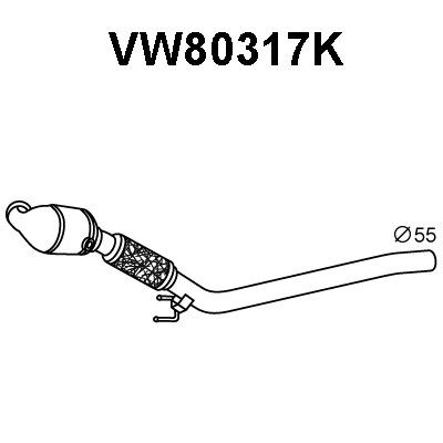 Catalytic Converter (VW80317K)