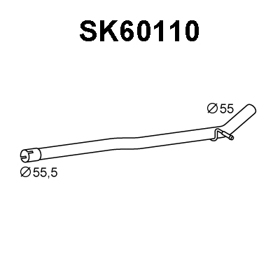 Exhaust Pipe (SK60110)